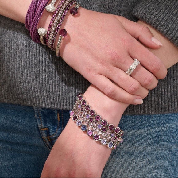 Touchstone Crystal by Swarovski VINEYARD ice bracelet BNIB so gorgeous! - Picture 2 of 3